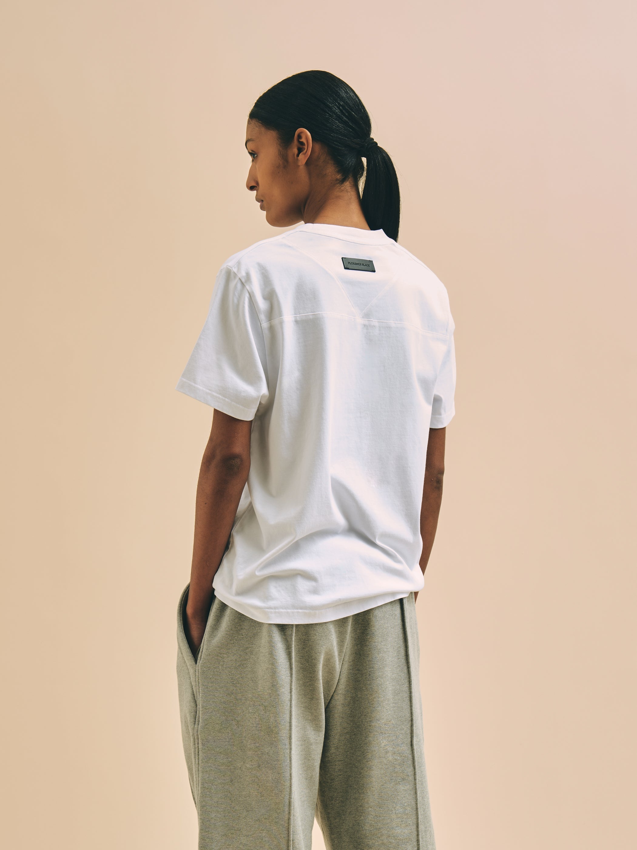 Florence Black Milano Pocket White T-Shirt